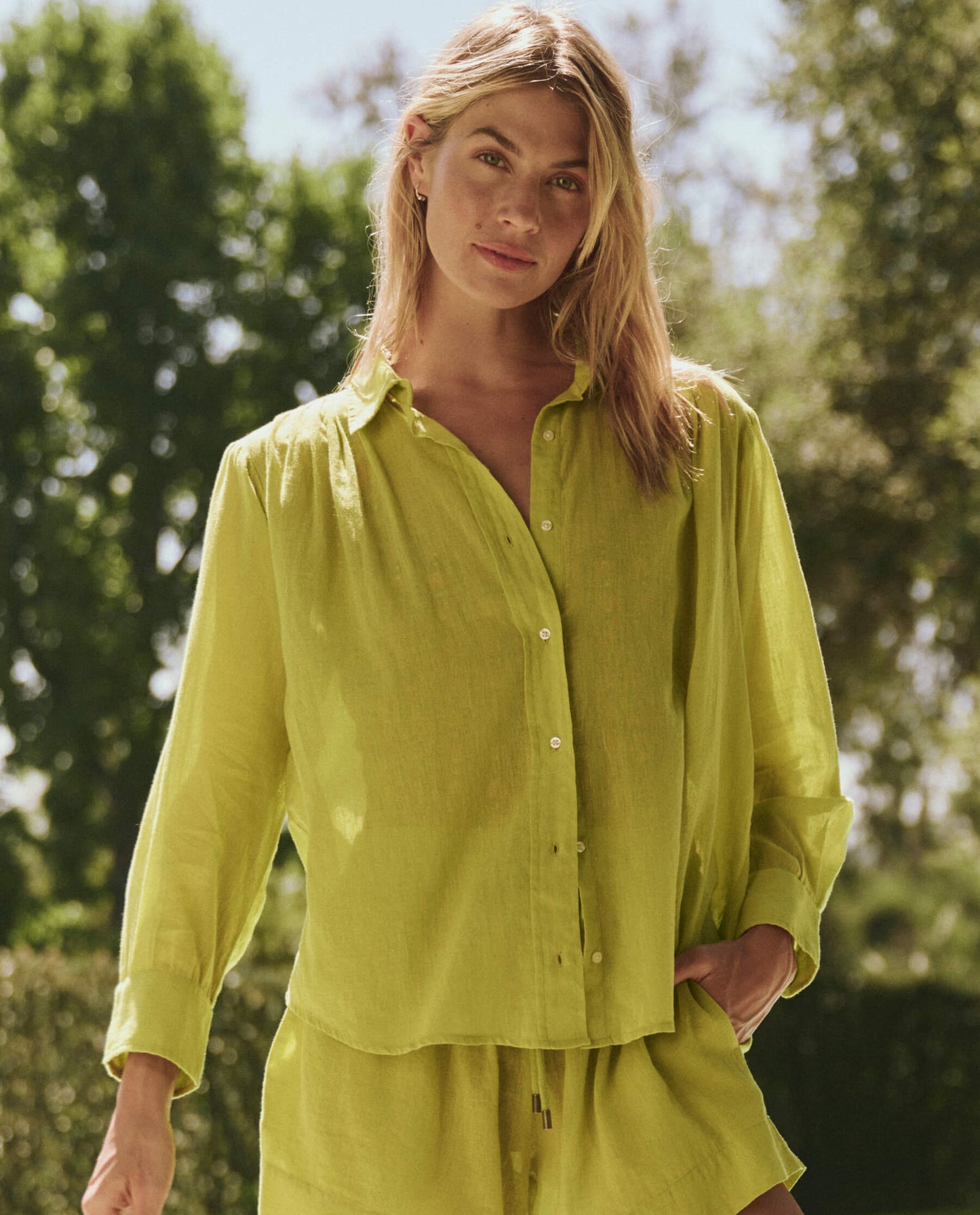 The Cove Shirt. -- Citron
