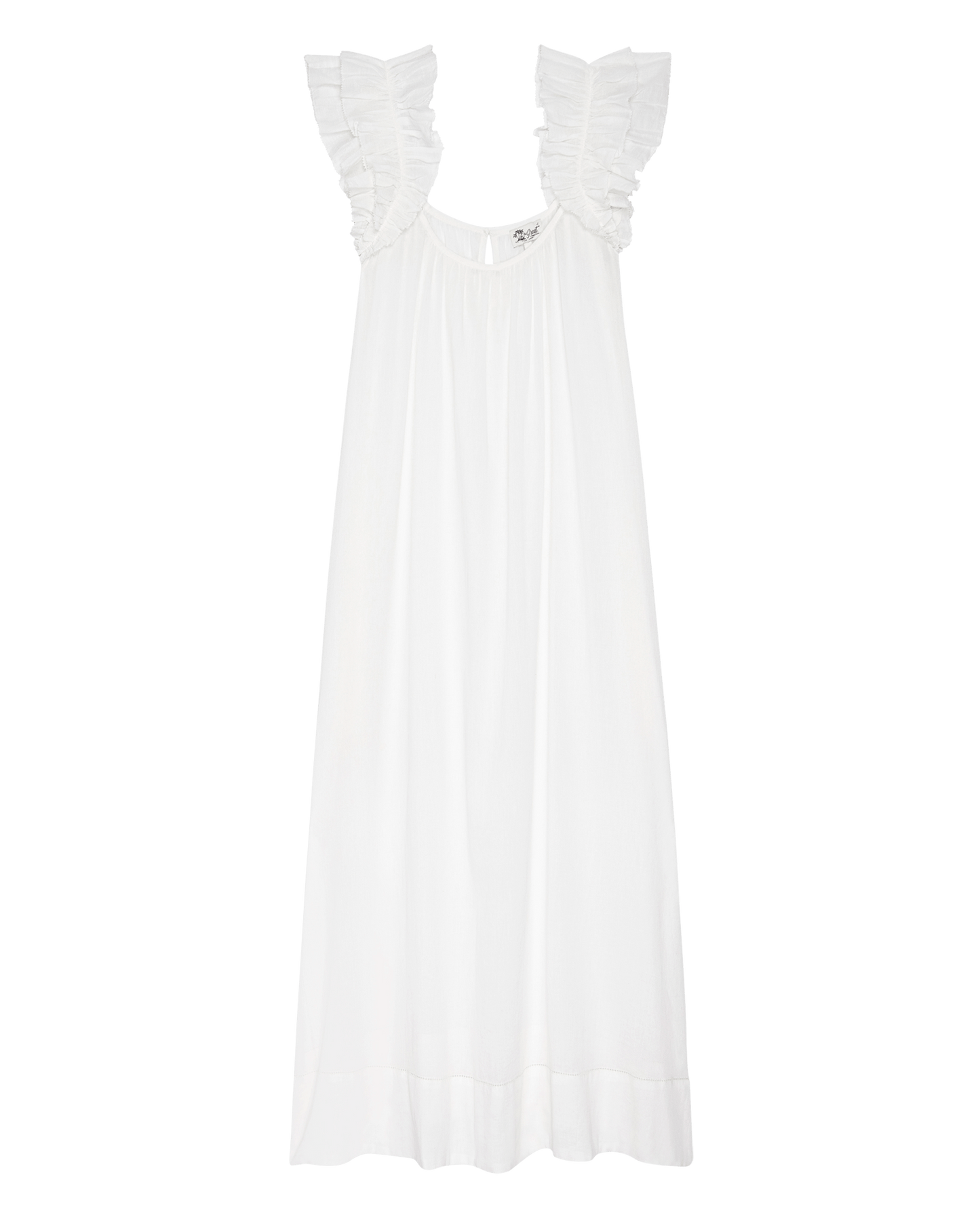 The Ruffle Coverup. -- White