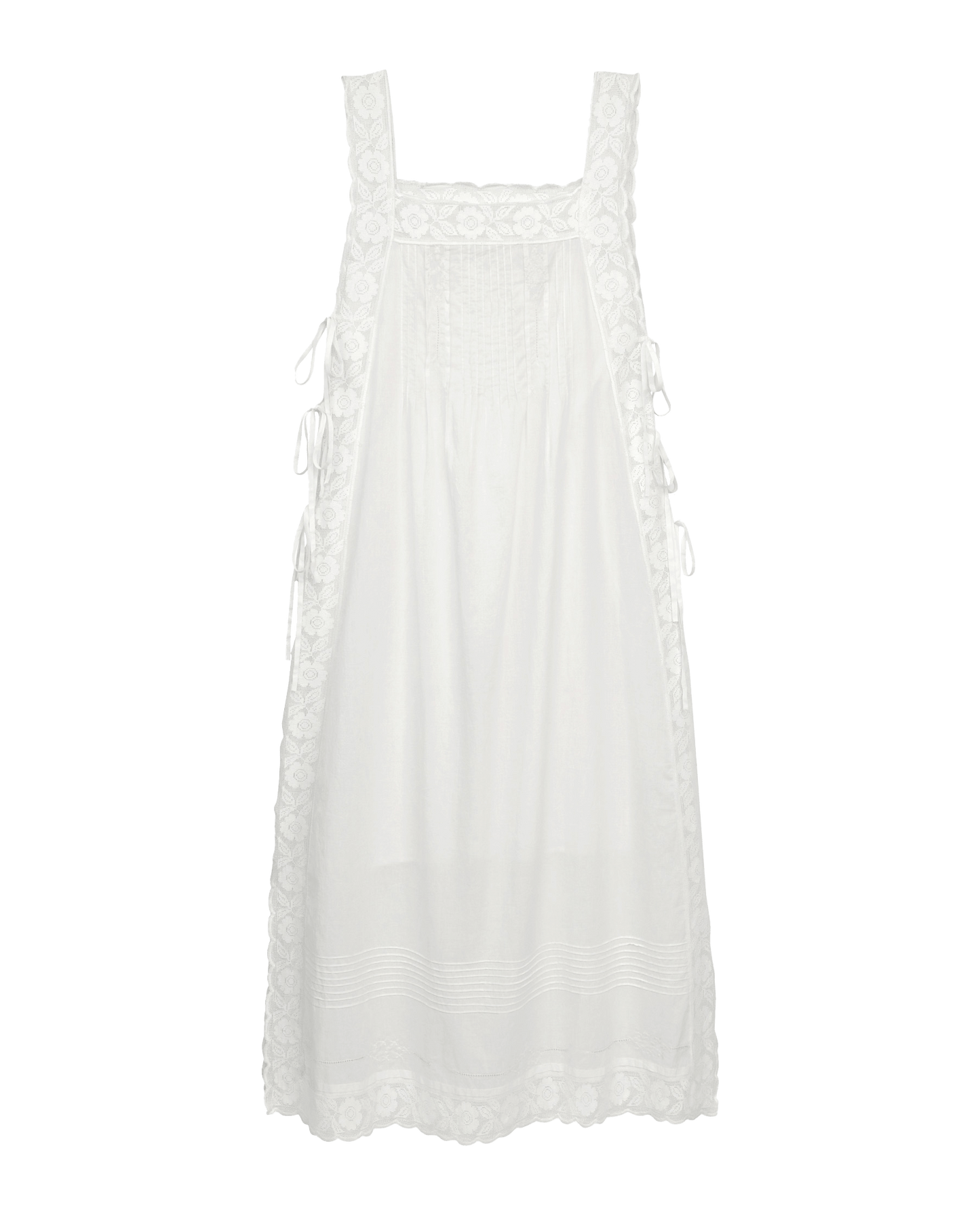 The Attic Lace Dress. -- White