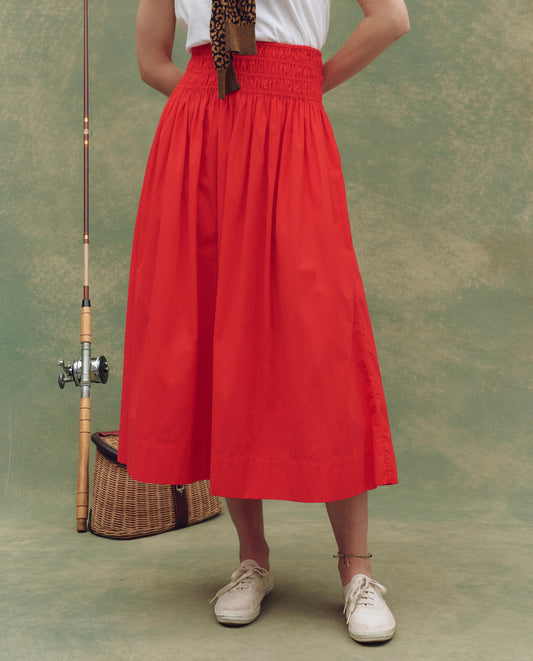 The Viola Skirt. -- Hot Red